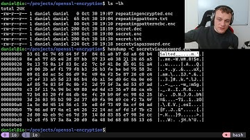 AES Encrypting Files with OpenSSL