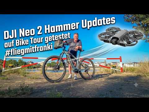 DJI Neo 2 epic updates tested on a bike tour #flywithfranki