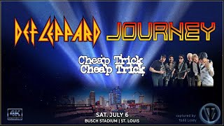 Journey - "Keep On Runnin'" - (4K Live) - St. Louis, Missouri - Busch Stadium
