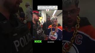 Dropped $10,000 a seat got kick out 10 minutes later #edmonton #security #hockey #sad #n3on #viral