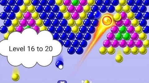 Level 16-17-18-19-20 || bubble shooter || #bubbleshooter #gameplay #bubble