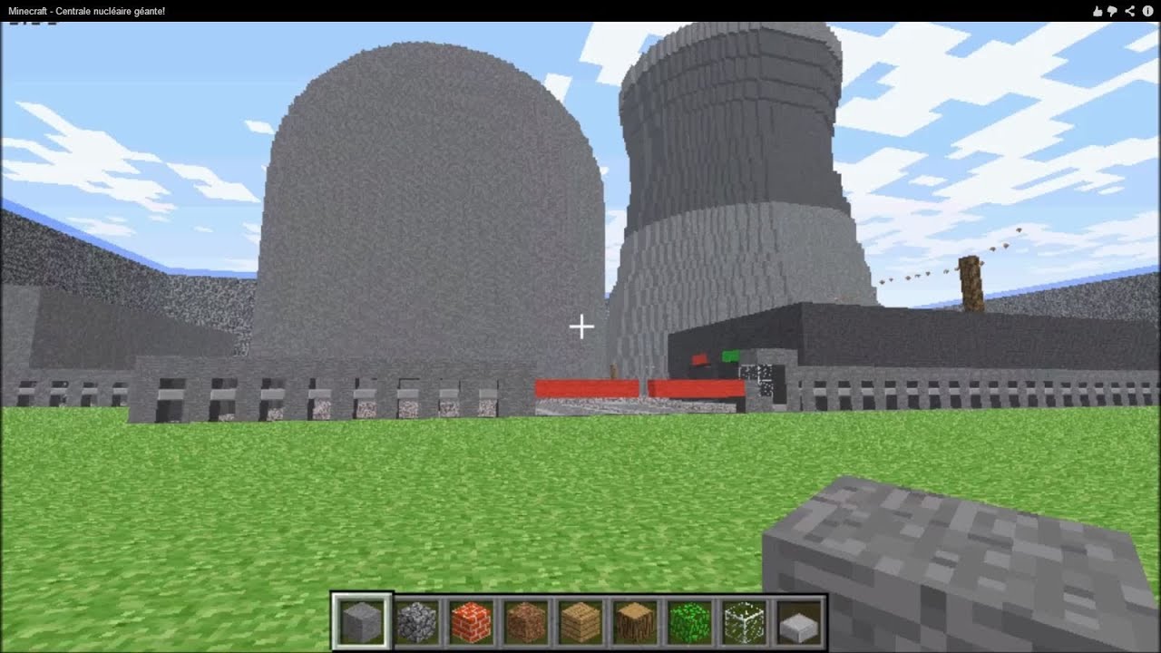Minecraft - Centrale nucléaire géante! - YouTube