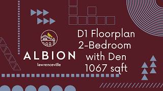 Albion at Lawrenceville - D1 Floorplan