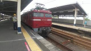 ありがとう武蔵野線205系EF81140+205系ケヨM8B編成新習志野駅発車、