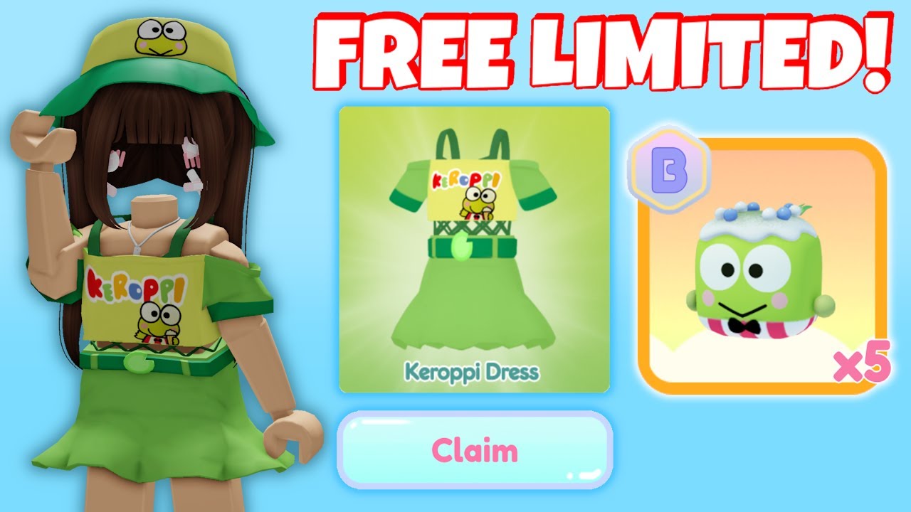 How to Get Keroppi Dress Limited UGC! | Roblox My Hello Kitty Cafe