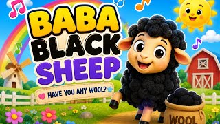 BABA BLACK SHEEP | KIDS RHYMES | THEPAANUTV | KIDS LEARNING RHYMES