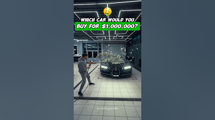 Which Car Would You Buy for $1,000,000? 🤑 #shorts #car #money #automobile