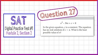 Question 27 from SAT Digital Practice Test 1, Module 2, Section 2