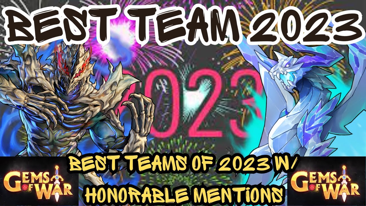 Gems of War BEST TEAM of 2023 The best gems of war team of 2023 with