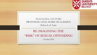 Inaugural Lecture - Anne-Marie McAlinden