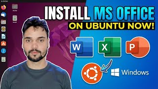 Install Microsoft Office on Ubuntu in 1 Minute 😳 Using Wine