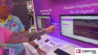 Computex 2026 - Adata Trusta Demos their AI Toolkit for AI workloads