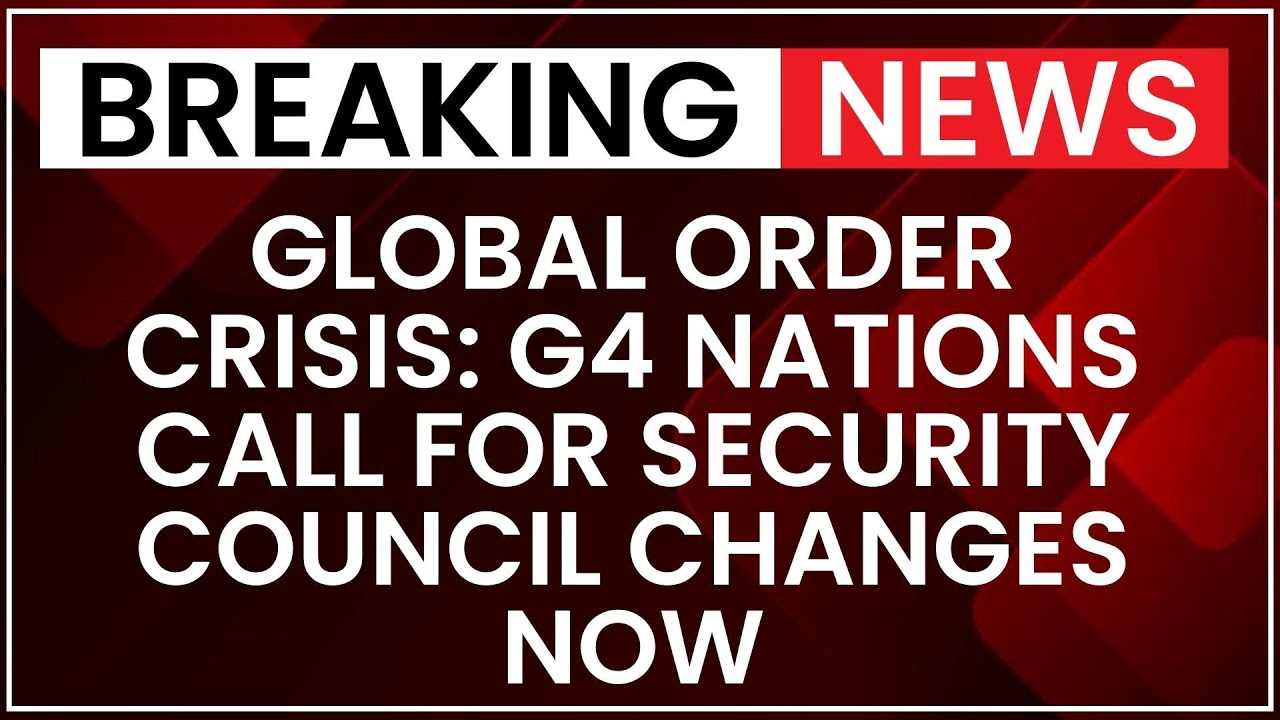 Индия, Бразилия, Германия и Япония добиваются расширения мест в Совете Безопасности ООН | NewsX