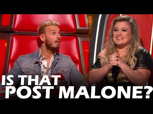 TOP 5 POST MALONE COVERS ON THE VOICE | BEST AUDITIONS class=
