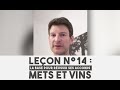 Leon n14  la base pour russir ses accords mets et vins