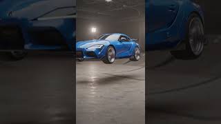 suprs jumps from a track #supra#jumpforce