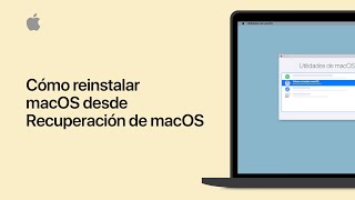 Cómo volver a instalar macOS desde Recuperación de macOS | Soporte técnico de Apple