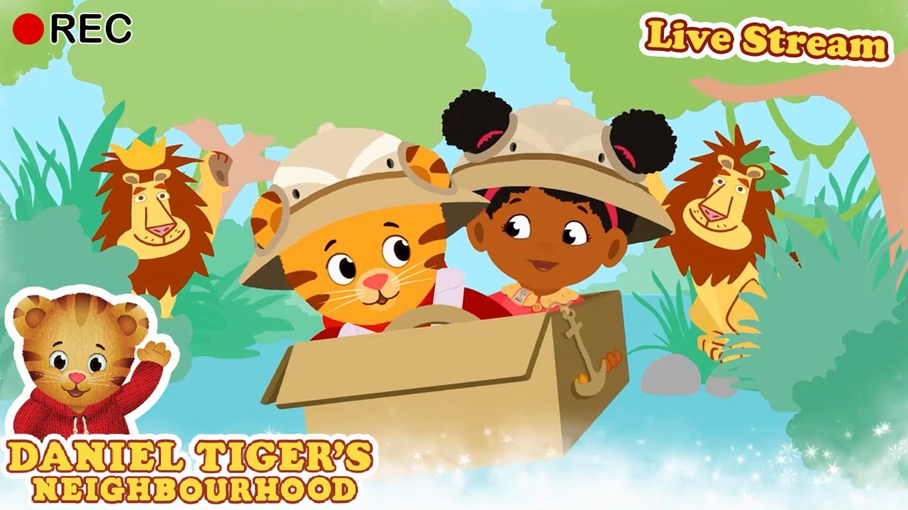 🔴 Daniel Tiger Goes On An Adventure 🐯 Kids Live Stream 🔴 - YouTube