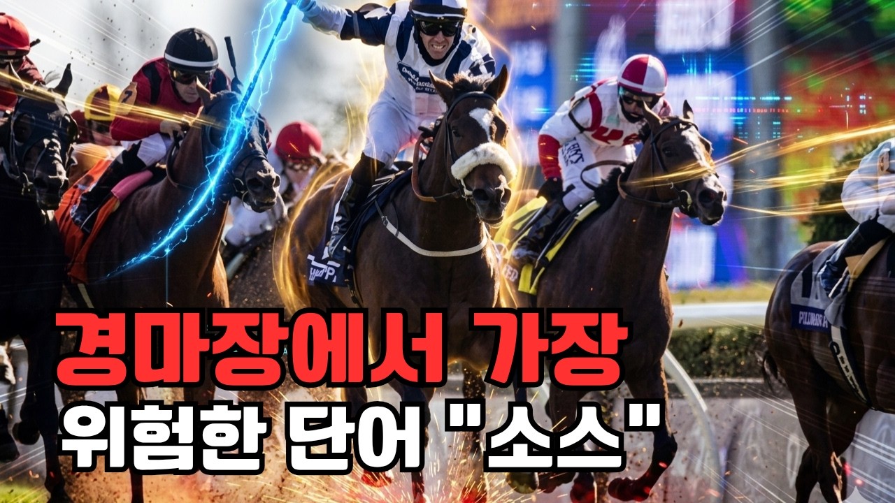 경마 소스? "99%는' 돈 뜯는 미끼다