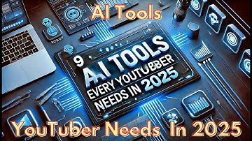 9 AI Tools Every Youtuber Needs In 2025|Visual Description with English Subtitles|AsadTech Edge
