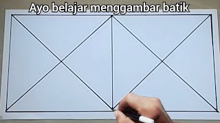 MENGGAMBAR BATIK KAWUNG YANG MUDAH DAN SIMPEL. screenshot 5