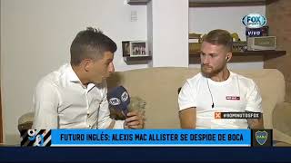 Alexis MacAllister EN BOCA NO ME VALORARON  ROMAN SOLO QUERÍA UN POCO MAS DE PLATA