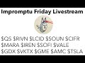 Impromptu Livestream: $QS $SOFI $GDX $GME $TSLA and more!