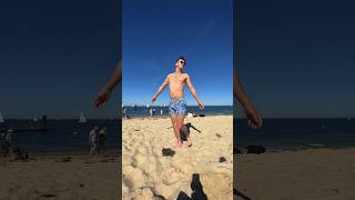Boyfriend Acts Like Me At The Beach 💀 #Comedy #Relatable