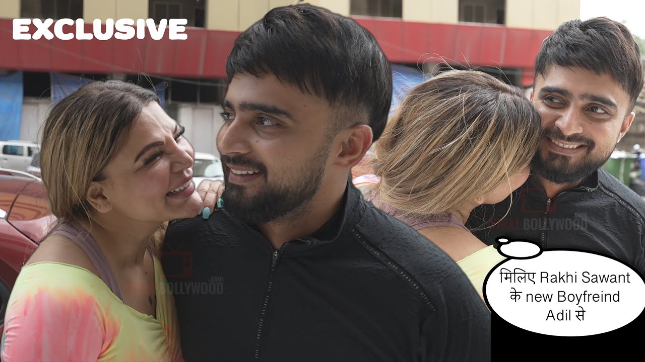 EXCLUSIVE  Rakhi Sawant with new Boyfriend Adil  First Video in Public  Cutest Couple Moment 
