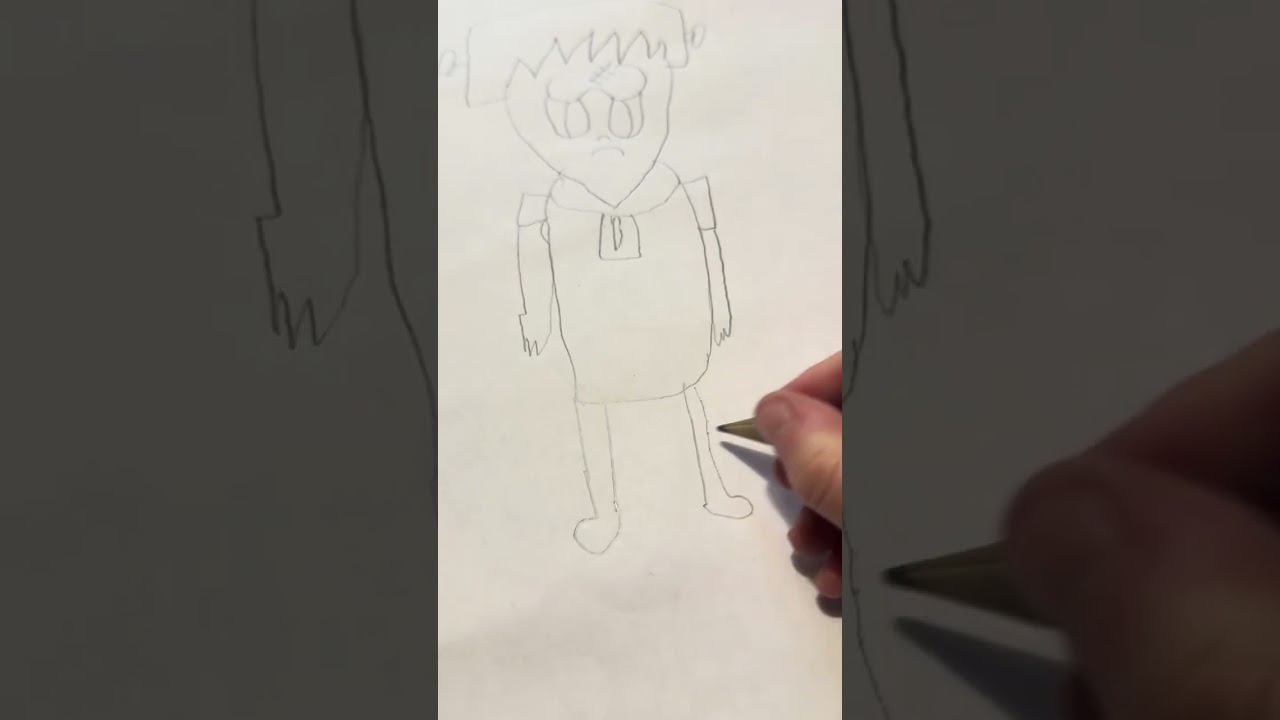 How to draw anime Frankenstein 