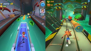 Subway Princess Runner ‘OR’ Crash Bandicoot : On The Run  - WHO IS THE BEST??Android/iOS Gameplay HD screenshot 3