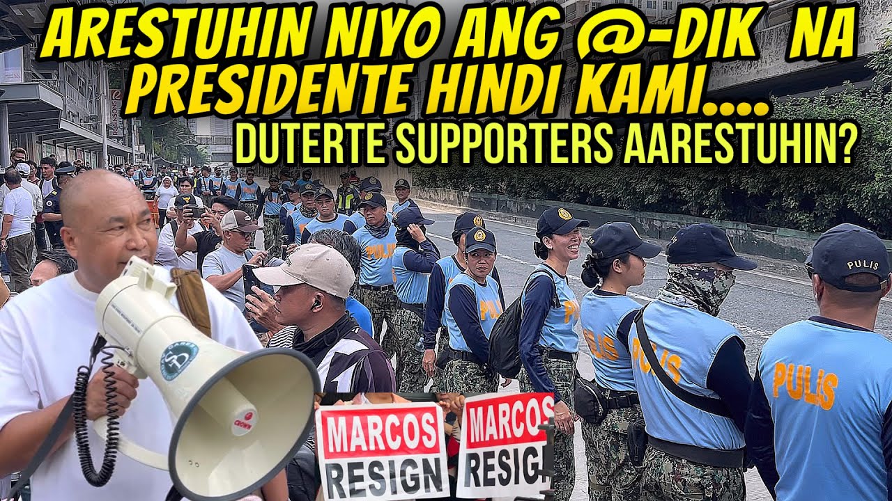DUTERTE SUPPORTERS RALLY SA EDSA AARESTUHIN NILA? DDS UMALMA! - YouTube