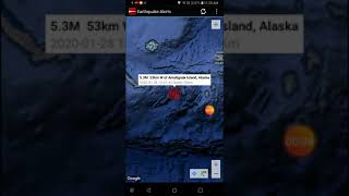 5.3 Earthquake Amatignak Island, Alaska 28-1-20