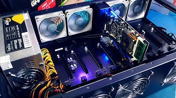 Silent Modding a GPU Mining Rig Case with Noctua Redux fans: Palit M8 BTC