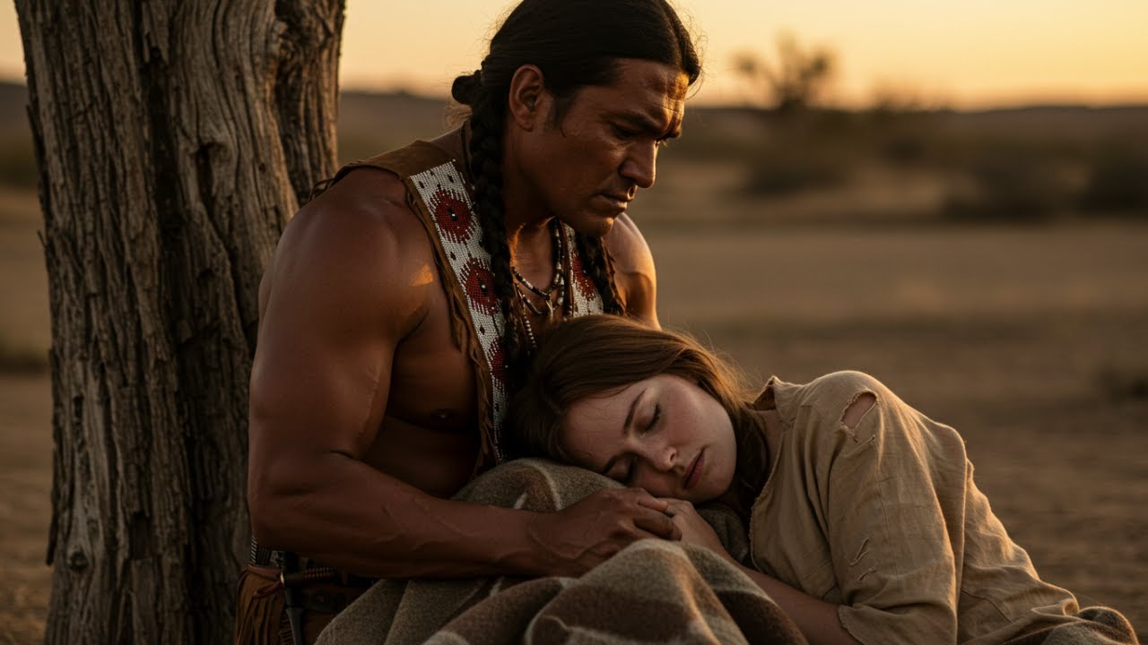 SUS HIJOS LLORABAN CADA NOCHE, ENTONCES EL APACHE VIUDO PIDIÓ UNA MUJER AL CIELO, PERO ELLA APARECIÓ