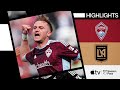 Colorado rapids vs lafc  djordje mihailovic brace  full match highlights