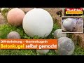 DIY Gartendeko: Betonkugeln selbst gemacht