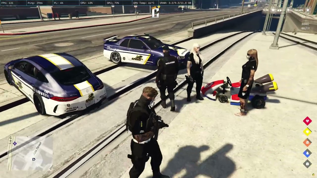 ESTOUROU O CAIXA… E 2 MINUTOS DEPOIS CAPOTOU O KART 😂🚔