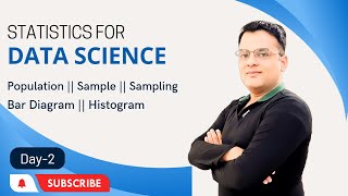 Statistics Day-2 | Probability Sampling | Histogram | Data | Data Science
