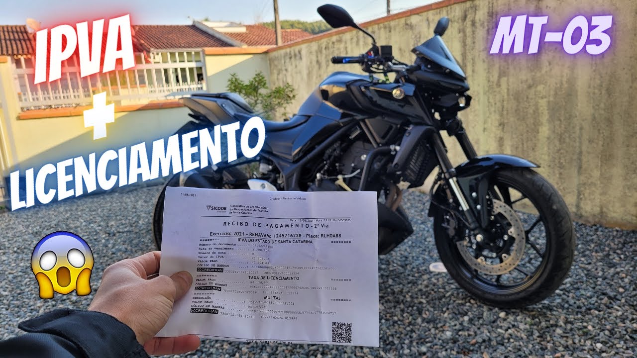 MT-03 | QUAL O VALOR DO IPVA E O LICENCIAMENTO? - YouTube