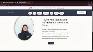 IMS561 Portfolio Website Presentation | Siti Noor Nafsirah Mohammad Yunus screenshot 5