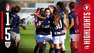 RESUMEN I Granada CF 1-5 Athletic Club | Liga F 2025-26 MD12