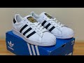 UNBOXING ADIDAS SUPERSTAR 2020 WHITE + ON FEET
