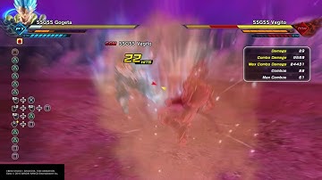 DRAGON BALL XENOVERSE 2 - Gogeta Blue stamina break combo