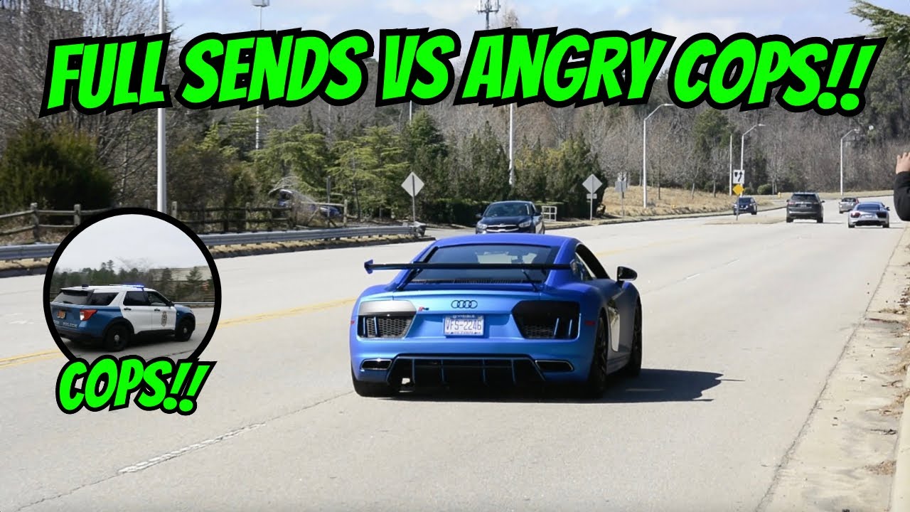Cars & Coffee - Full Sends vs Cops!!