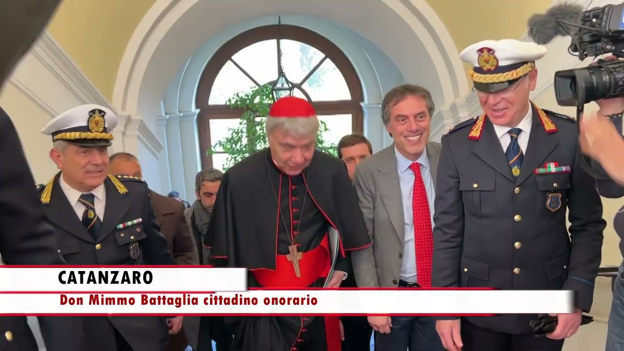 Don Mimmo Battaglia cittadino onorario di Catanzaro