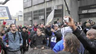 Stop and Frisk Peaceful Protest - Confrontation the Harlem 28th Precinct