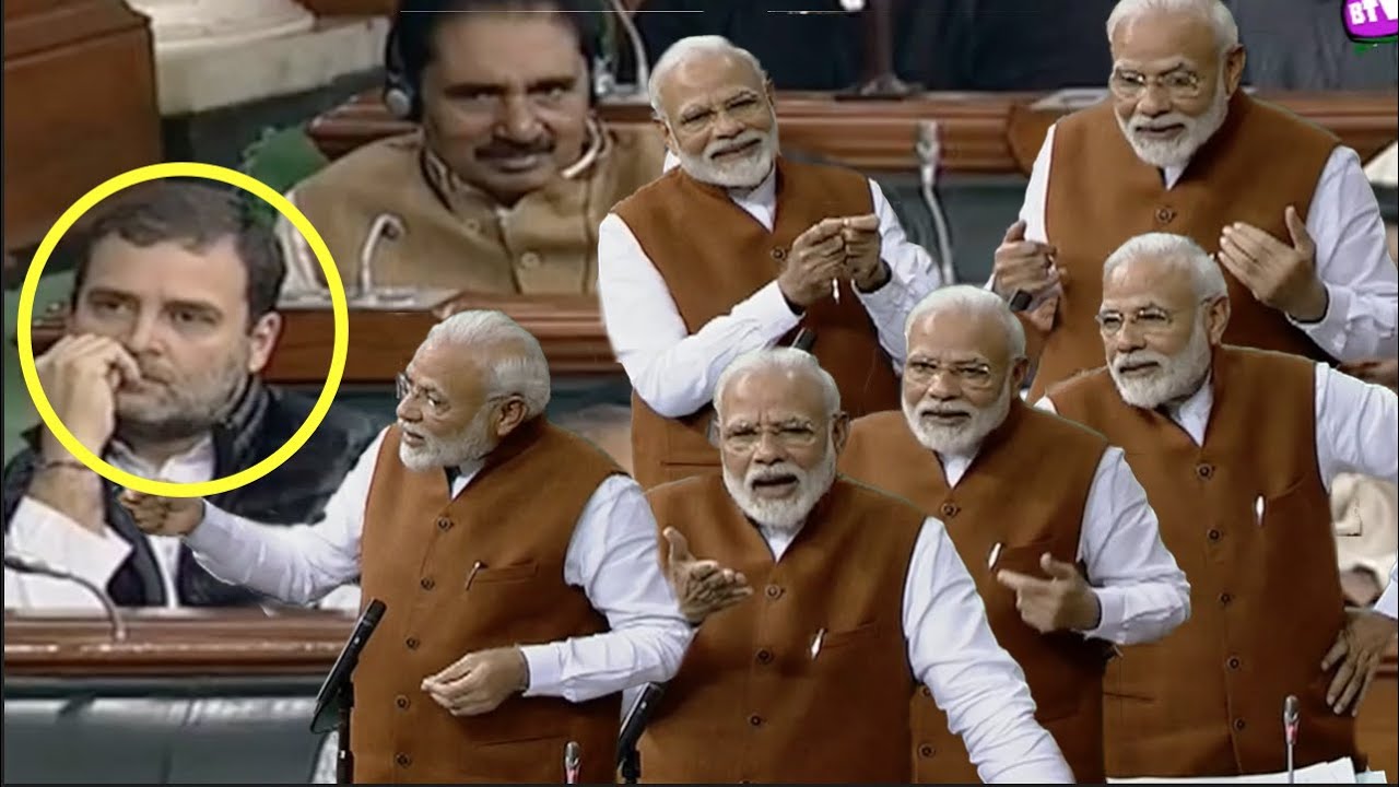 PM Narendra Modi Back 2 Back Sarcastic Comedy Moments Mocking Rahul Gandhi  & Congress Party ! - YouTube