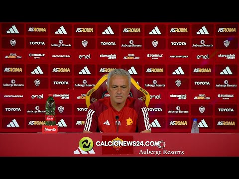 Conferenza stampa Mourinho pre Roma-Salernitana: “Attaccante? Non voglio piangere, la società sa”