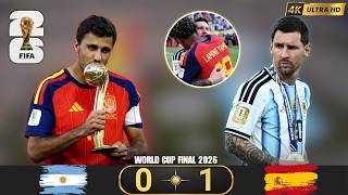When Yamal’s Spain Dominated Messi | Argentina vs Spain | World Cup 2026 Final